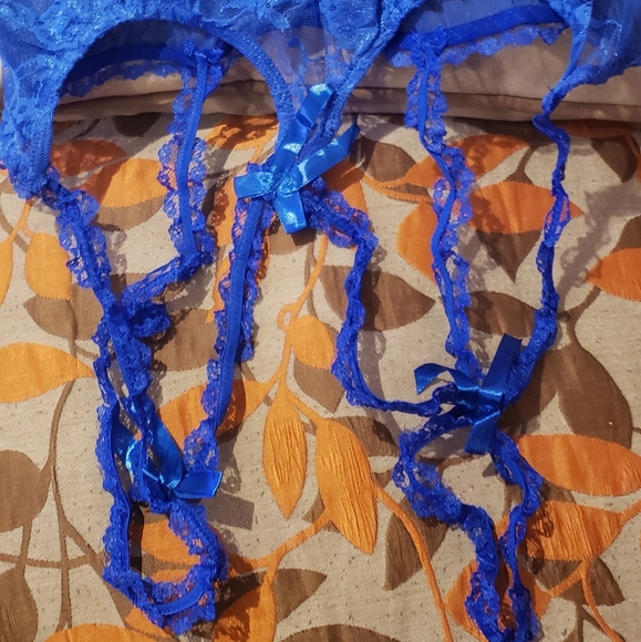 Royal Blue💙 Open Back Lingerie - Picture 3 of 5